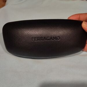 Salvatore Ferragamo Black Eyewear Case
